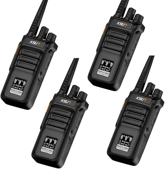 KSUN Two Way Radios Walkie Talkies Long Range 100 Miles, RL30 (4 (4 Pack)