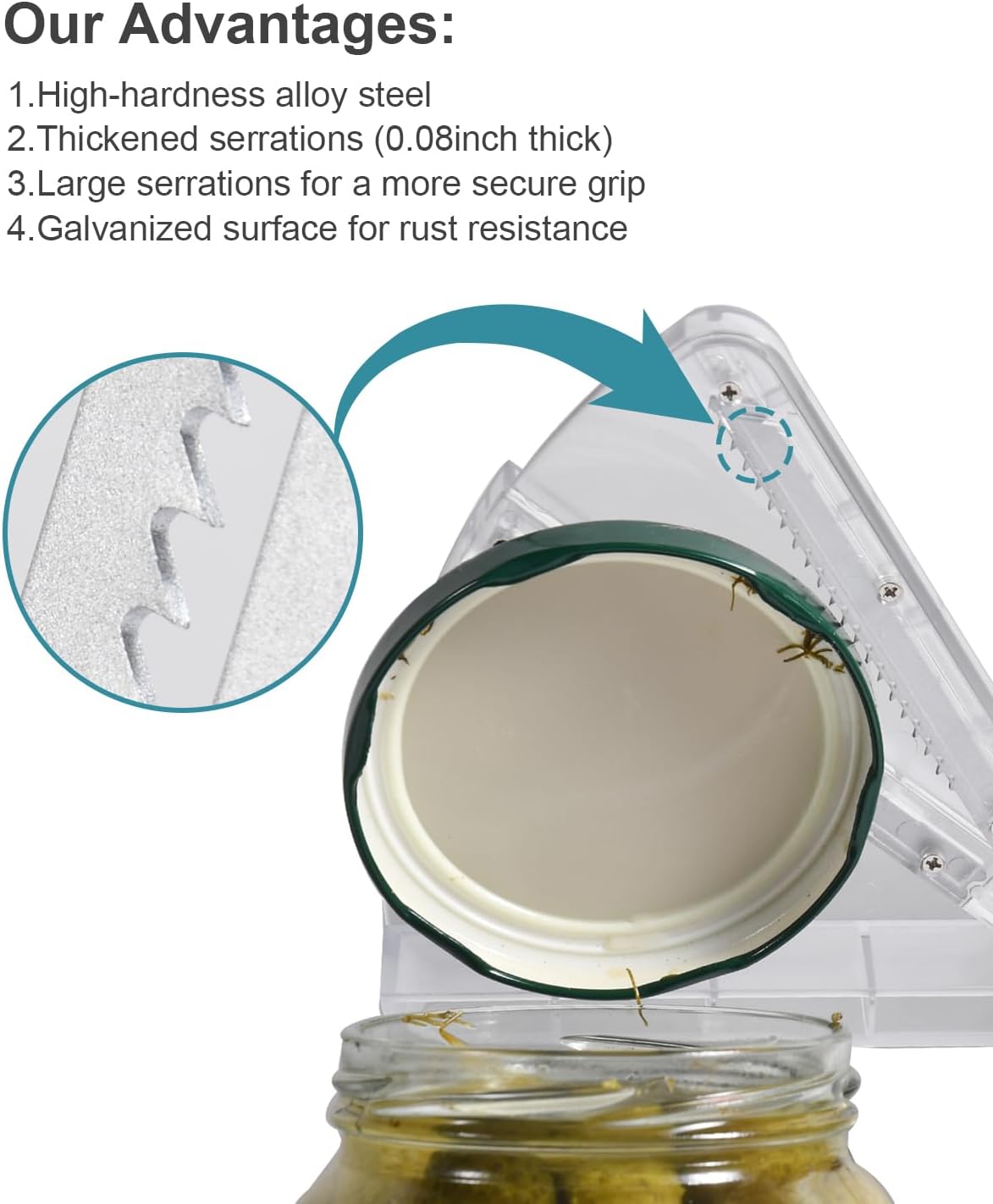 Jar Opener for Weak Hands, Multifunction Jar Opener Gripper, Bottle Openers for Seniors, Kitchen Gadgets, Non-Slip Jar Openers for Seniors, Arthritis, Lid Opener, Christmas Gifts for Elderly/Women/Men