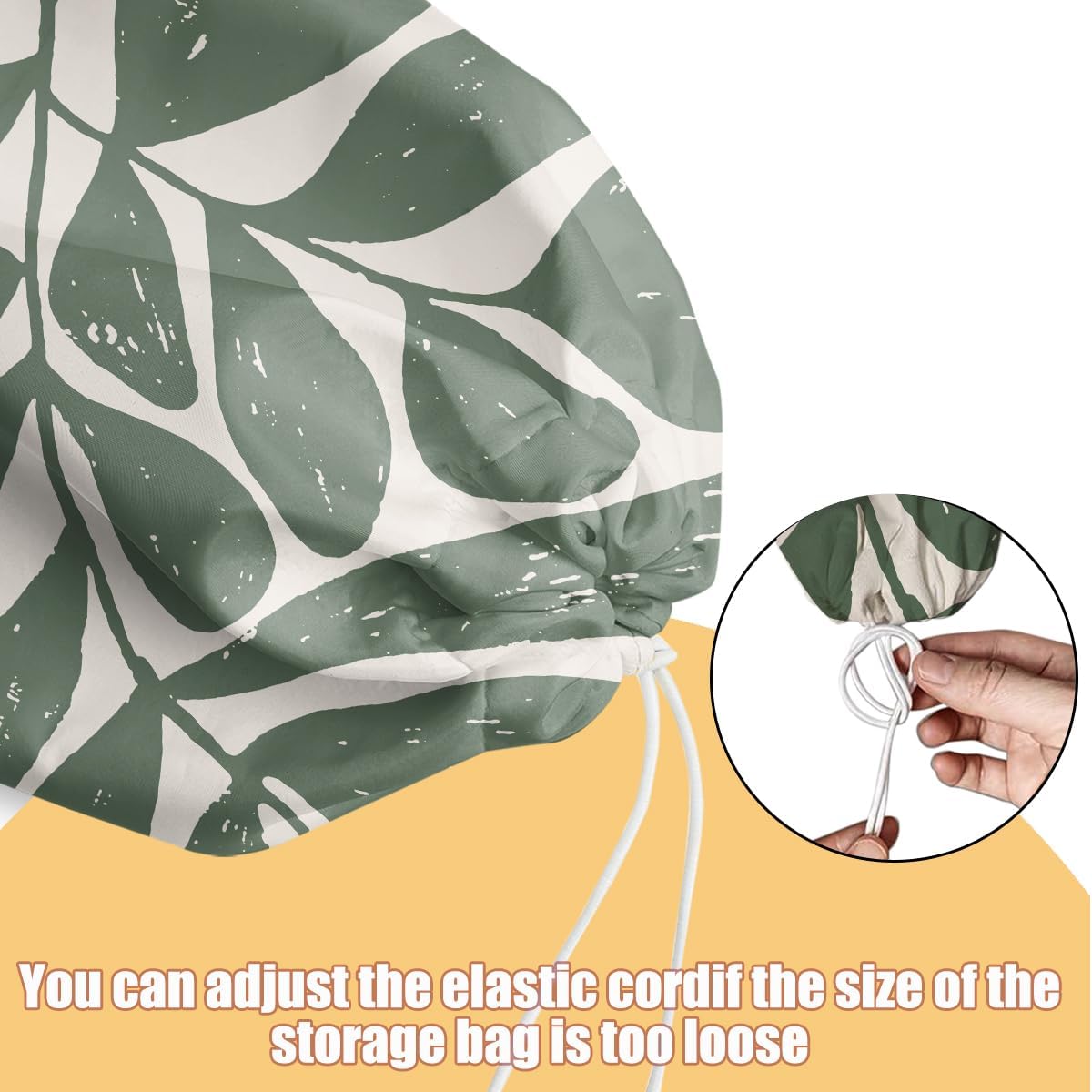 2 Pcs Botanical Plastic Bag Holder, Wall Mount Grocery Bag Holder for Plastic Storage bag, Washable Floral Grocery Bags Organizer Storage Dispenser, Pull Rope Free Adjustment, Flower Gifts for Women