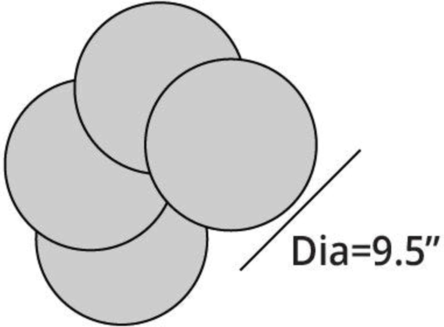 Covermates Keepsakes - Quilted Divider Set - Set of 4 - Scratch & Breakage Protection - Stain Resistant - Machine Washable - China Storage, Slate