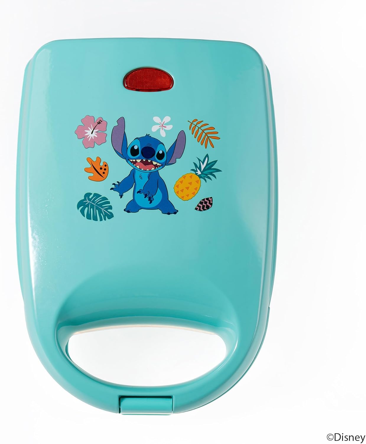 Uncanny Brands Disney Lilo and Stitch Single Sandwich Maker - Small Kitchen Appliance