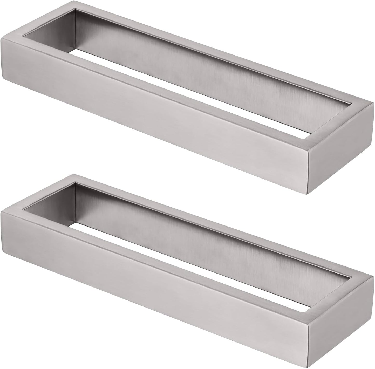 KOKOSIRI Towel Ring Brushed Nickel Hand Towel Hanger Holder 9-Inch Kitchen Rack Stainless Steel for Bathroom Hardware Wall Mount, 2 Pack B4008BR-L9-P2