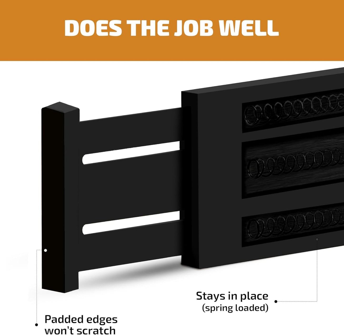 6 Pack Drawer Dividers 6 Inch High, 11”-17" Adjustable Bamboo Organizers Large Expandable Drawer Separators for Cloths, Dresser, Bedroom, Bathroom, Baby Drawer, Office & Kitchen Utensils (Black)