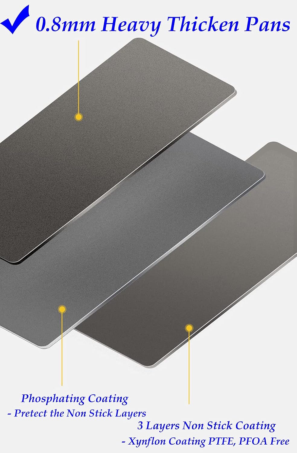 2 Small Baking Sheet 10 x 7.1 Inch (Inner 9.25 X 6.3) Mini Cookie Tray Toaster Oven 1/8 Sheet Pan Nonstick Thicken Heavy Carbon Steel No Warp Non Toxic Magnetic Bakeware