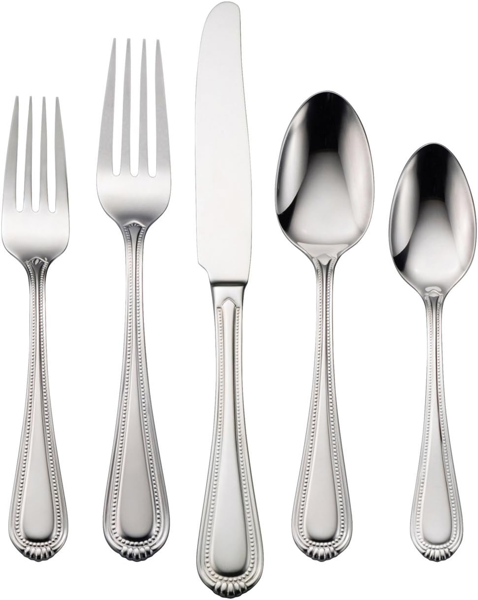 Oneida B014045AL20 Countess 45 Piece Everyday Flatware Set, Service For 8