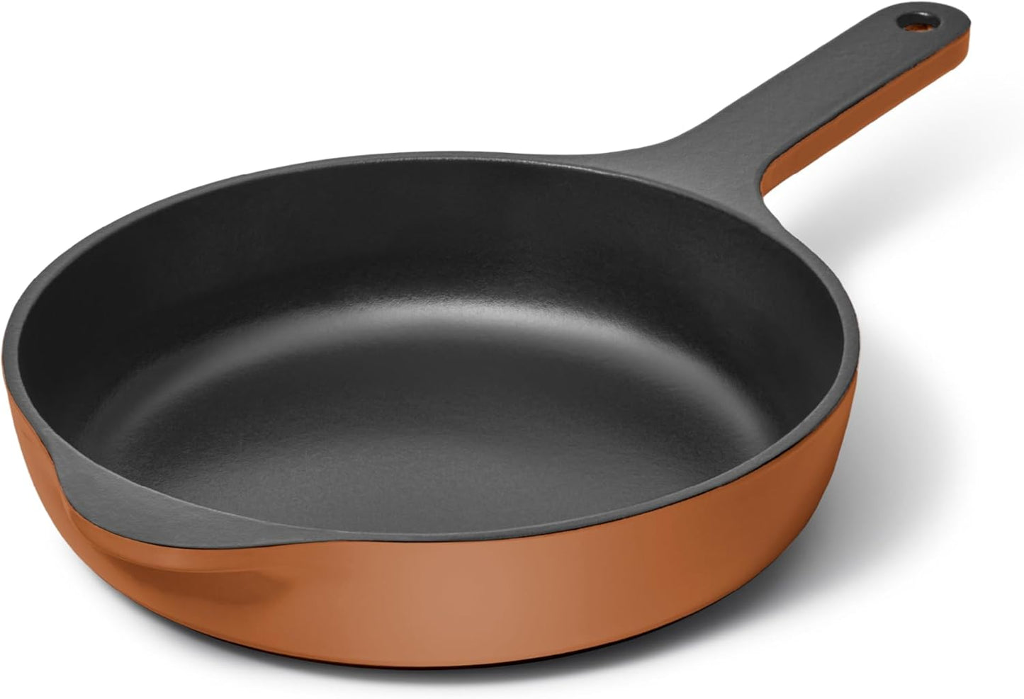 Caraway Cast Iron Skillet - 8” Enameled Cast Iron Pan With 3 Layer Enamel Coating - No Seasoning Required - Compatible With All Stovetops - Free From Forever Chemicals - Rust