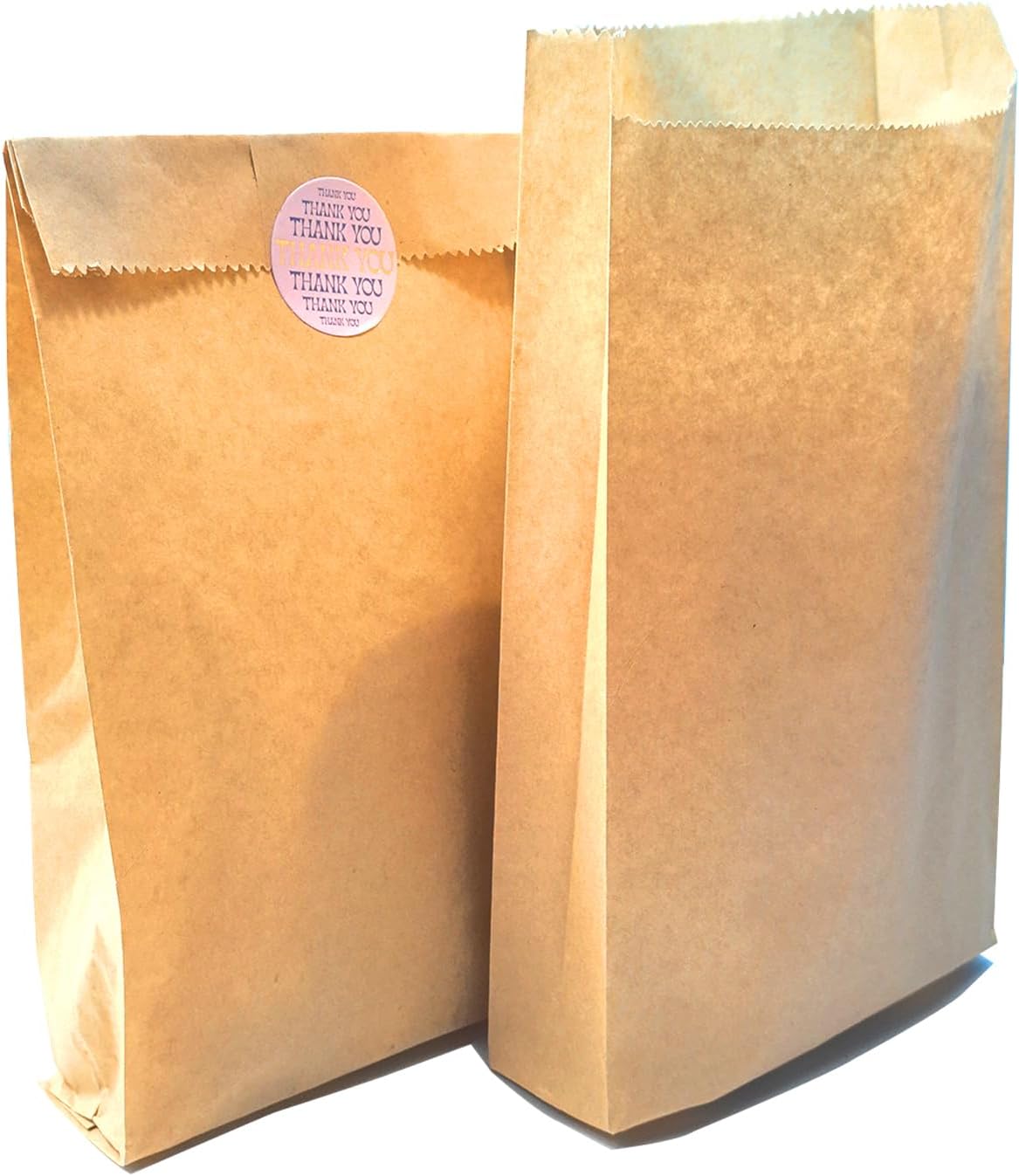 Paper Sandwich Bags 6 x 9.5 x 1.6-inch Parchment Wax Paper Sandwich Lunch Kraft Glassine Bakery Snack Cookies Treats Greaseproof Bags for Lunch Box 50 Pack