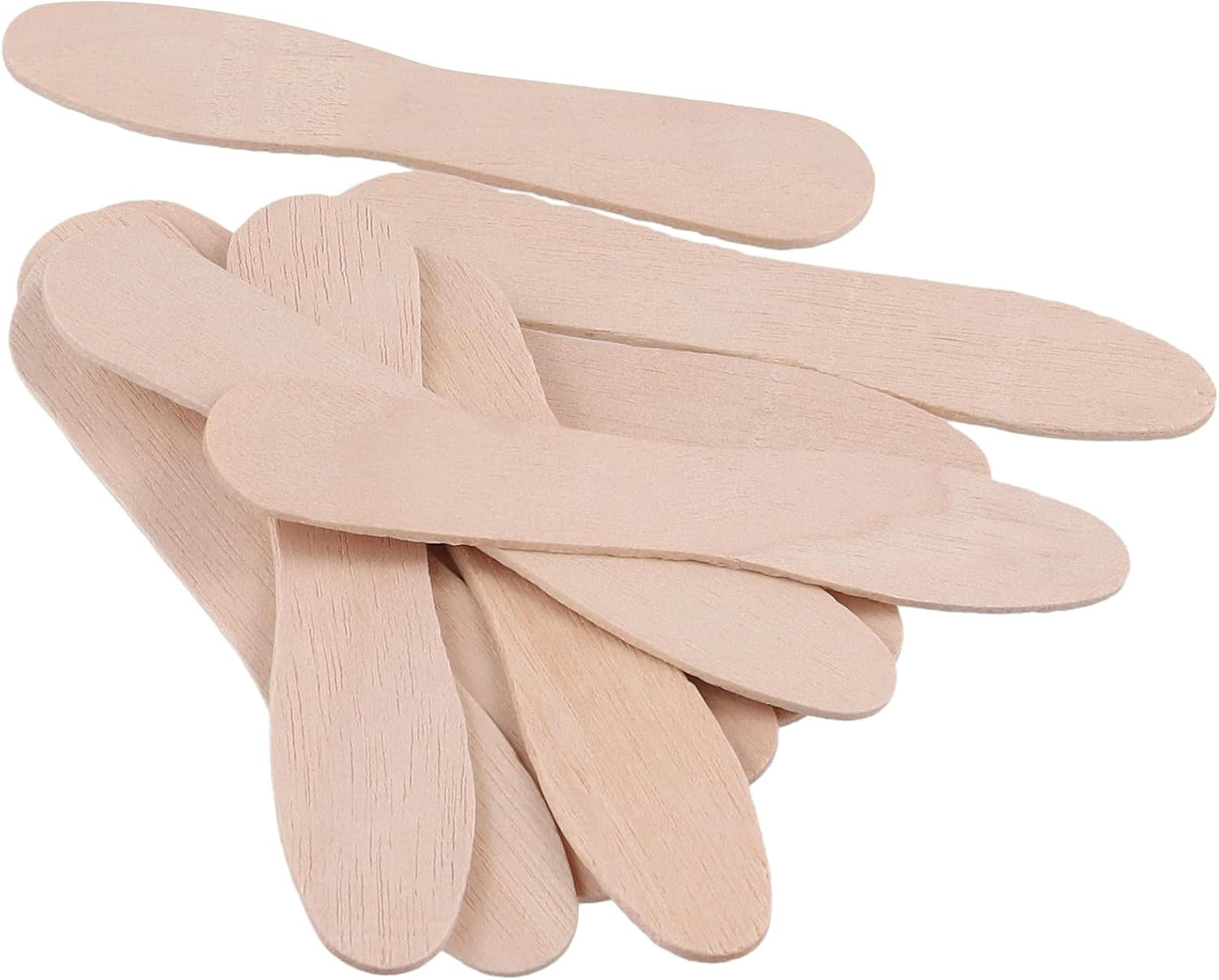3000 PCS 3 Inch Wooden Ice Cream Spoons, Mini Tasting Spoons Wooden Small Dispasable Dessert Spoons Wood Sample Spoons Bulk for Craft, Tasting