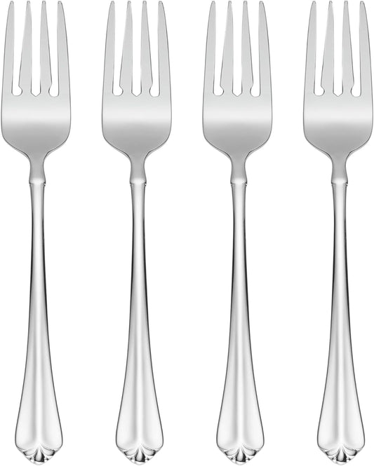 Oneida Julliard Flatware, Set of 4 , 18/10 Stainless Steel, Silver