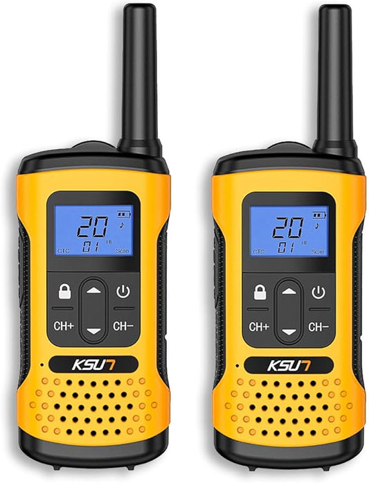 KSUN Walkie Talkies for Adult 22 FRS GZ32Plus (2 (2 Pack)