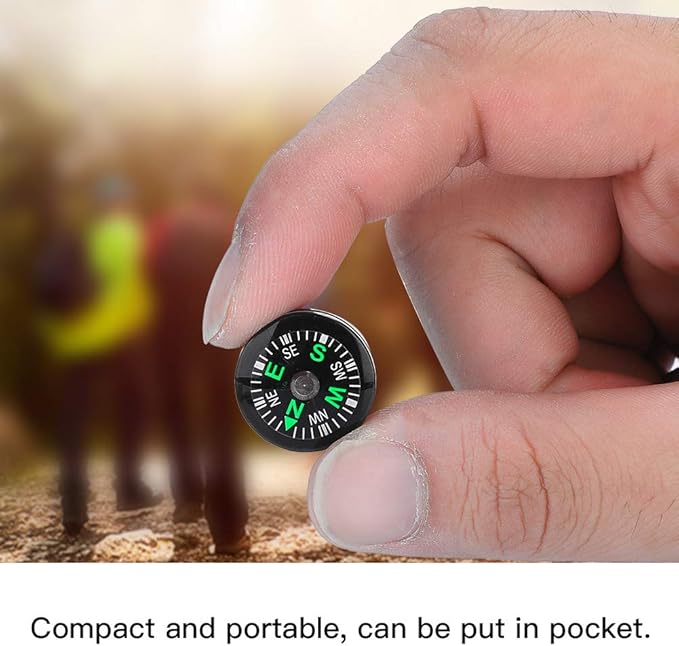 Fishlor Pocket Compass 20mm 12pcs 12pcs Mini