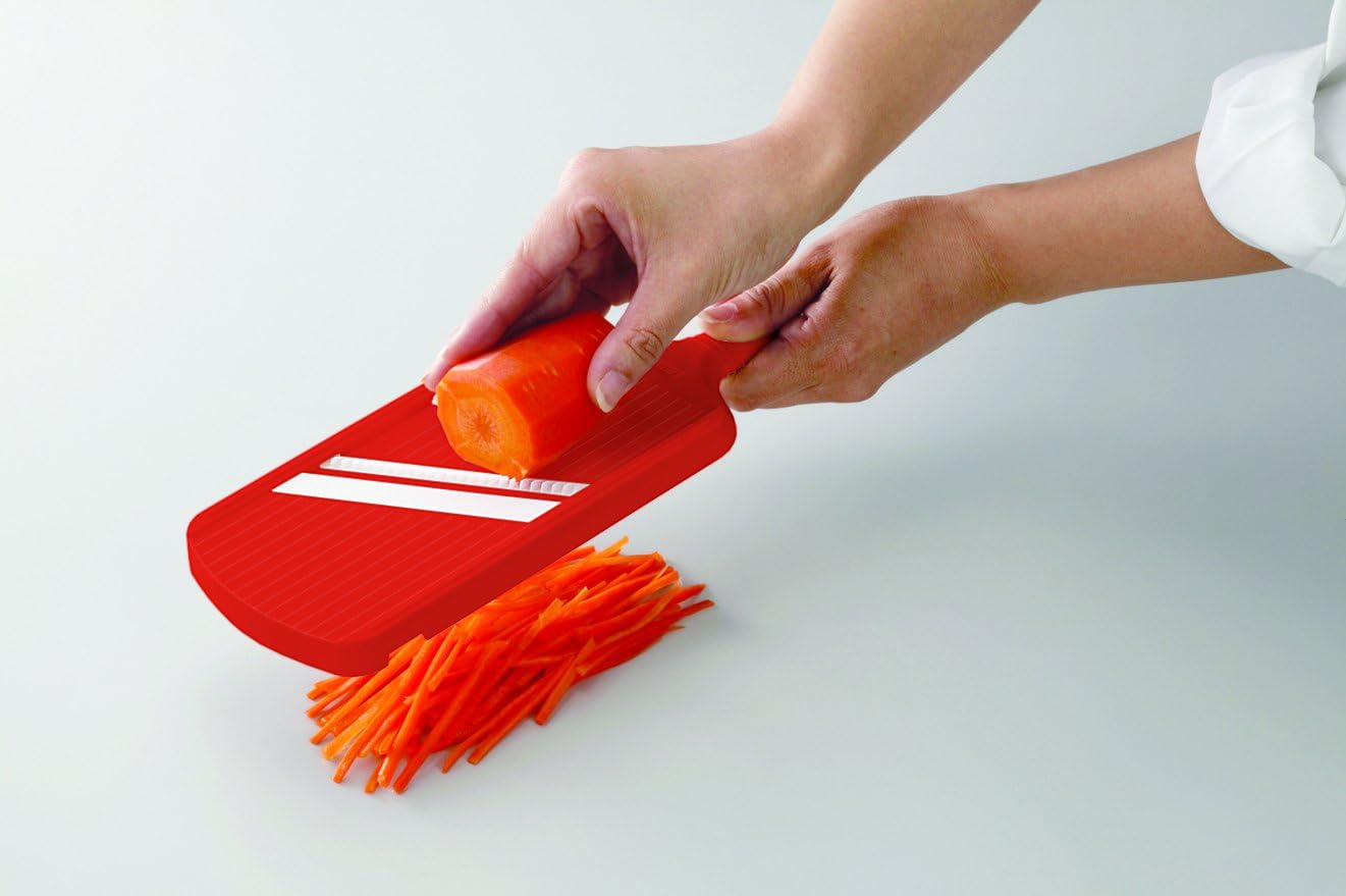 Kyocera Advanced Ceramic Slicer Set with Adjustable Mandoline, Julienne Slicer, and Grater
