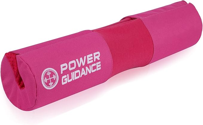 POWER GUIDANCE Barbell Squat Pad - Neck & Shoulder Protective Pad Anti-Skid Points for Squats, Lunges, Hip Thrusts, Weightlifting - Fit Standard and Olympic Bars