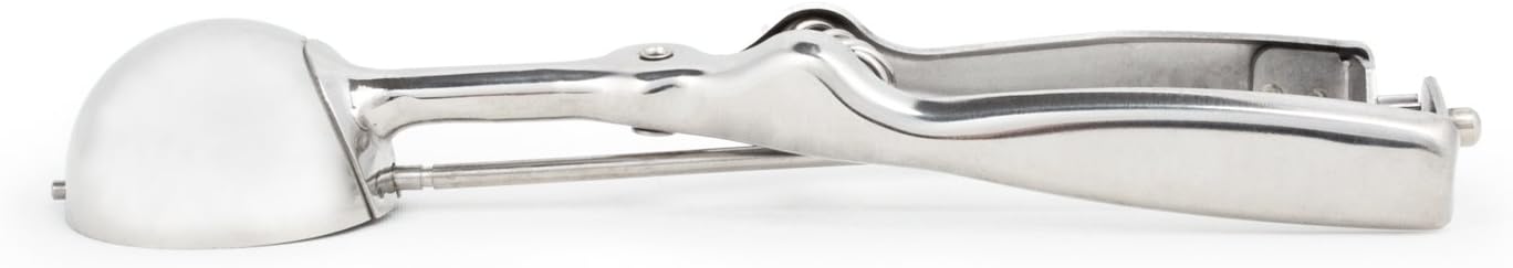 Fox Run Ice Cream/Cookie Dough Scoop, 1-7/8-Inch, Metallic