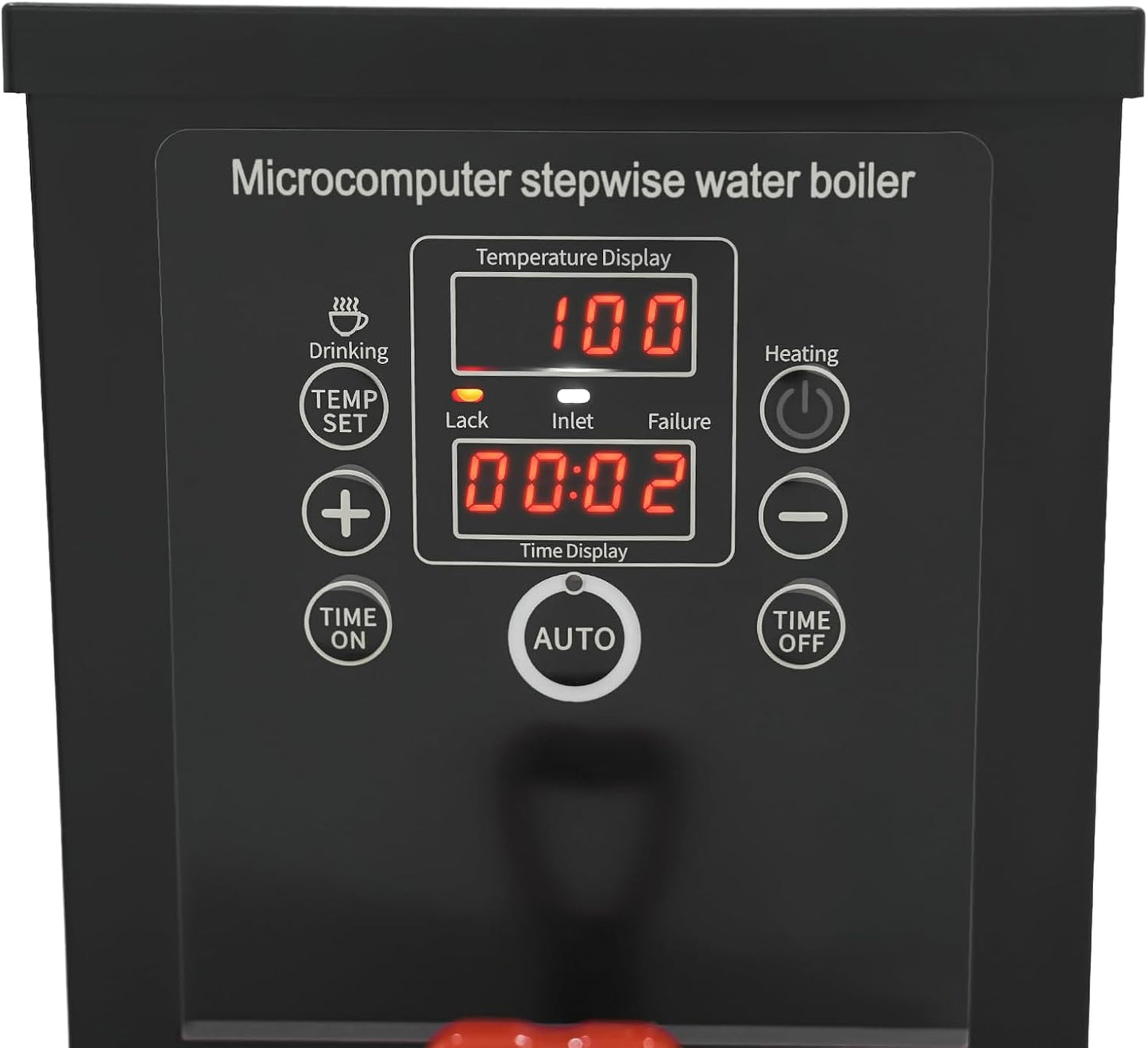 Step-Heating Commercial Hot Water Dispenser, 10L/2.64Gal Hot Water Boiler Dispenser Electric Water Pot Boiler Commercial Boiling Water Machine for Tea Coffee Shop Dessert Shop Hotel - 25L/H 2500W