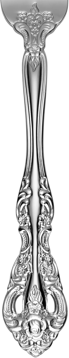 Oneida Michelangelo Fine Flatware Dinner Fork, Set of 4 , 18/10 Stainless Steel, Silverware Set, Dishwasher Safe