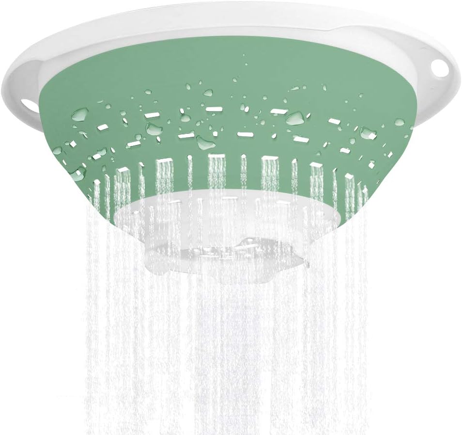 QiMH Collapsible Colander and Strainer, 5 Quart(1.25 gal) BPA Free & Dishwasher-safe Silicone Foldable Strainer, Heavey Duty Kitchen Drainer Basket for Pasta, Veggies and Fruits