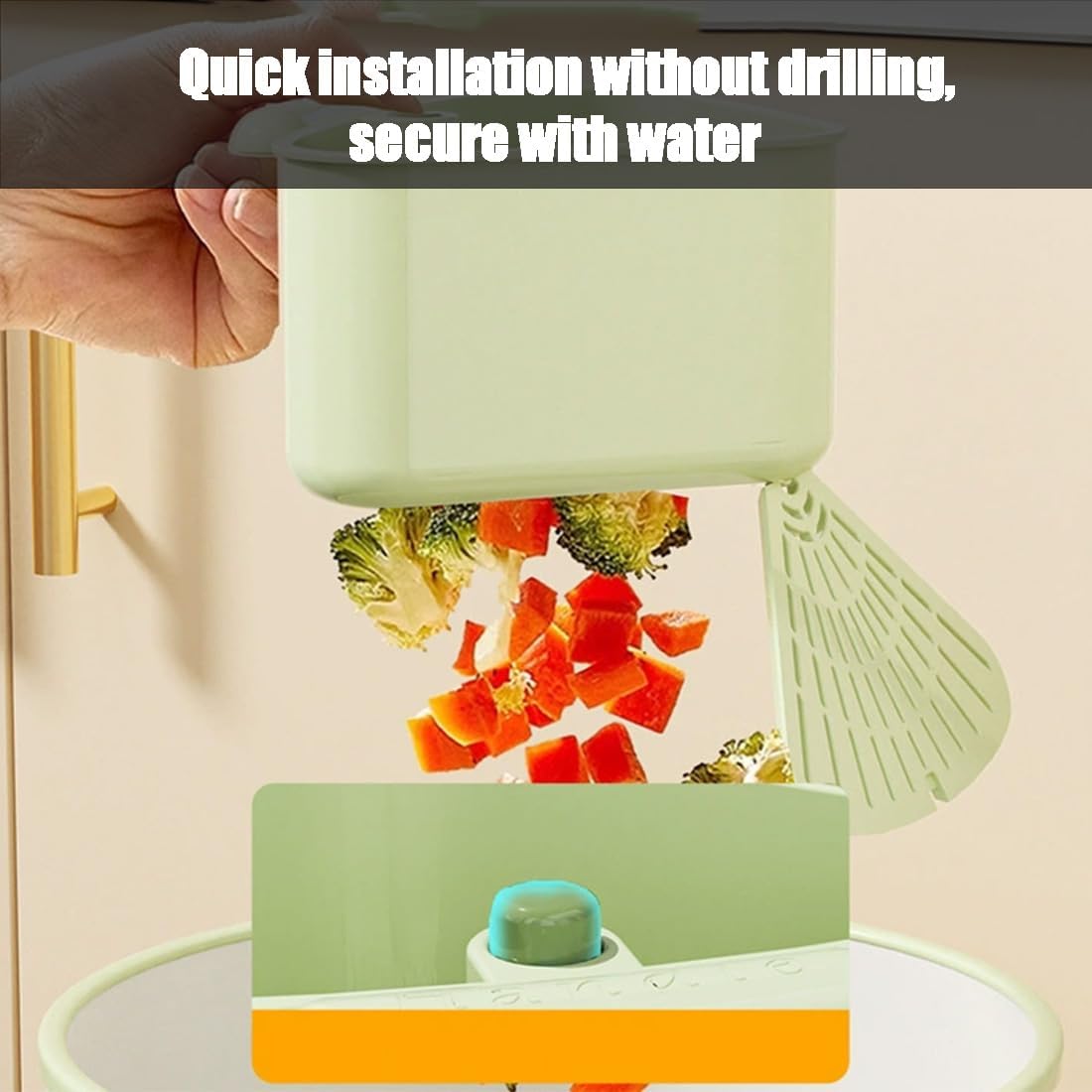 Suction Cup Sink Corner Rack, Sink Strainer Basket, 2025 New Upgraded Suction Cup Press Sink Drainer Basket, Press Automatic Dumping Sinks Strainer Basket (2pcs-a)