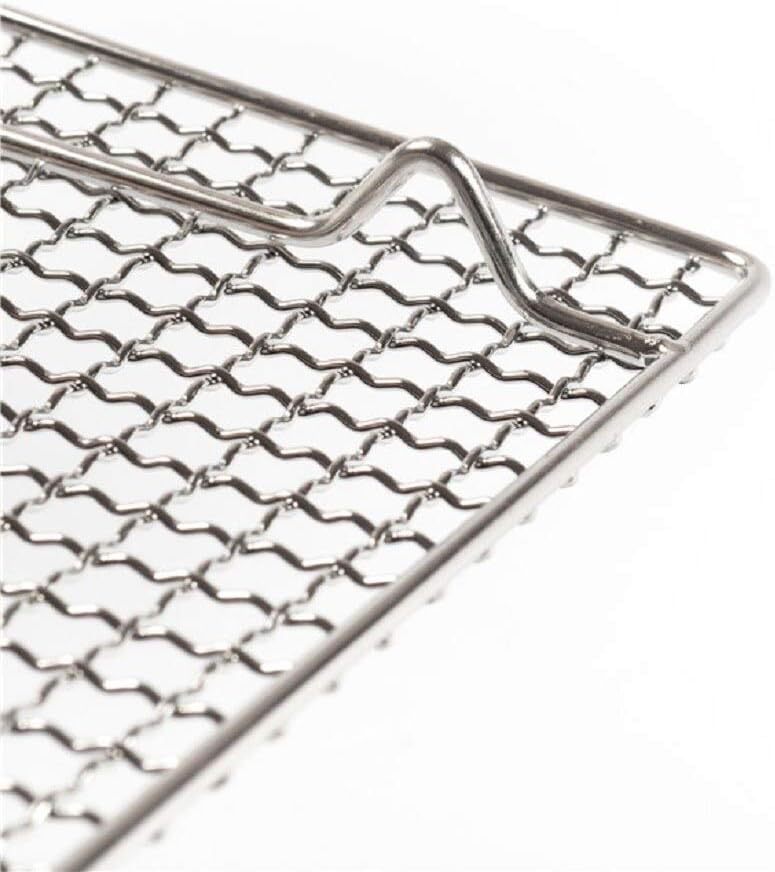 304 Stainless Steel Cooling Rack Versatile Baking Rack Heat Resistant Rust Proof Sturdy Grate 12.3"*9"