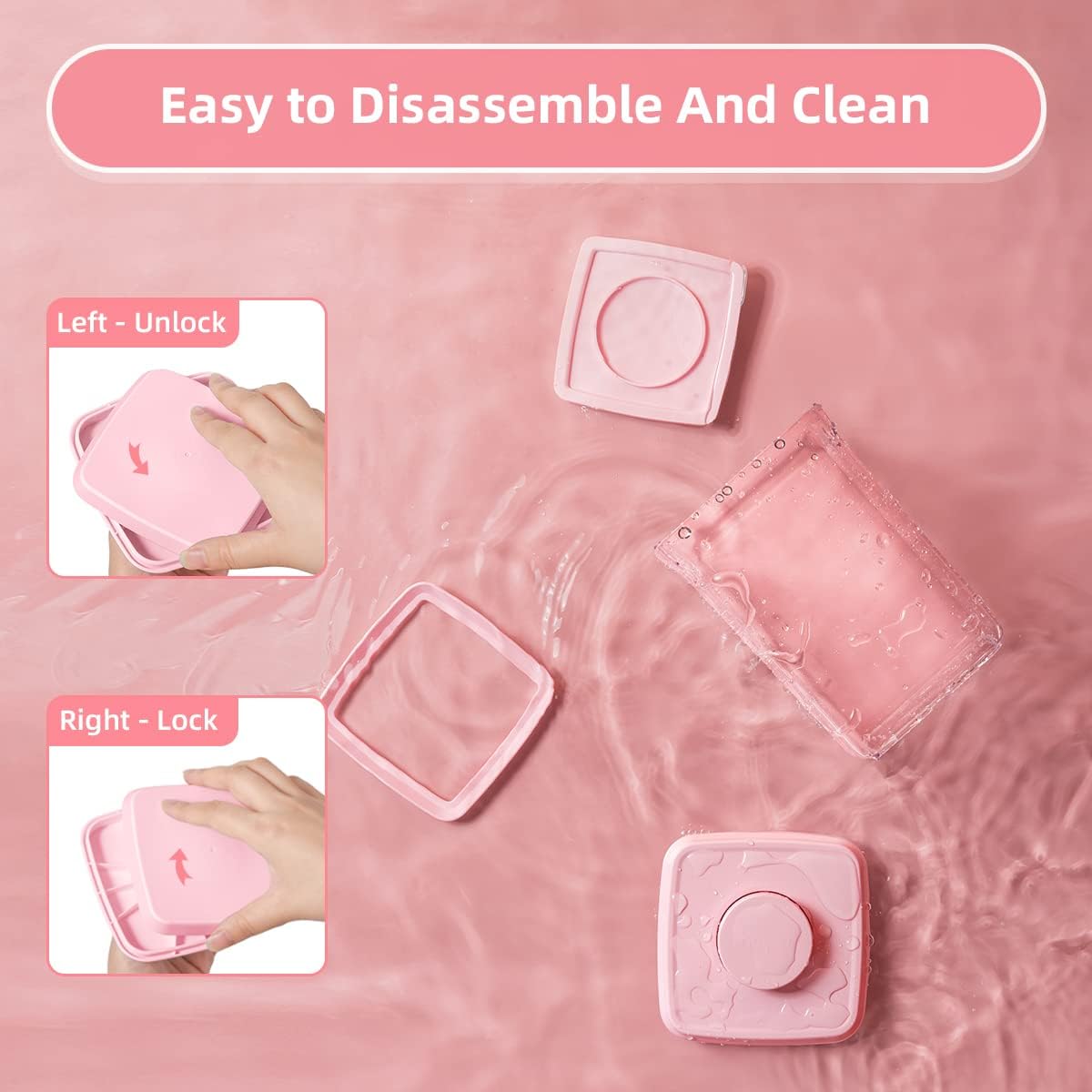 Ankou Airtight Food Storage Container - 7 Pcs One Button Handy Container Stackable Food Containers for Snacks Candy Salt Herbs Spices Coffee Bean Formula Popcorn BPA-Free Tight Seal