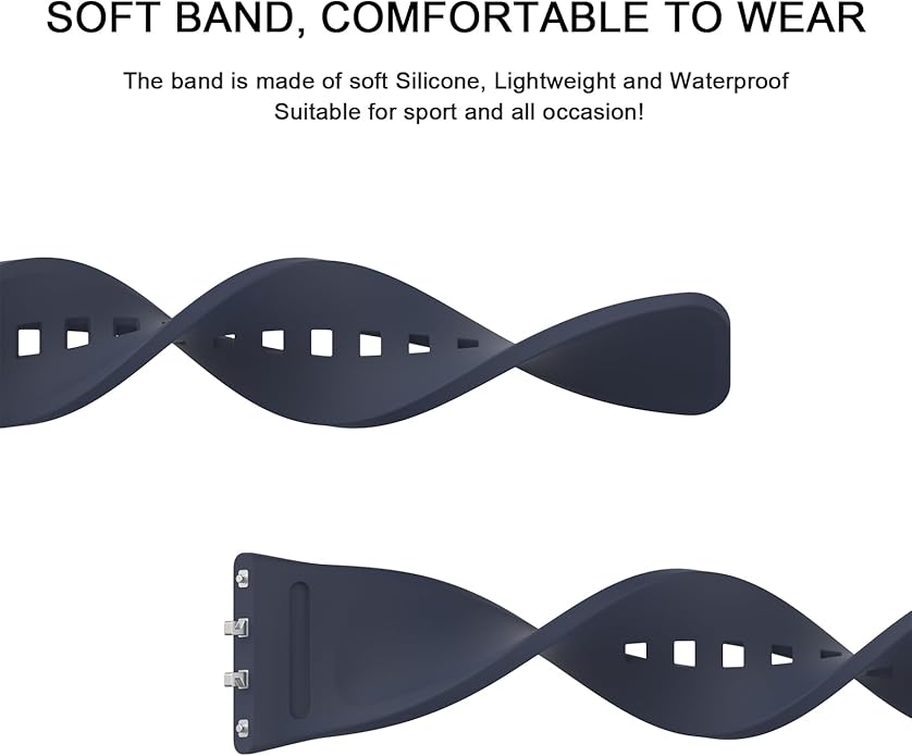 3 PACK Bands for Samsung Galaxy Fit 3 Band Women Men, Soft Adjustable Silicone Replacement Watch Strap Compatible with Galaxy Fit 3 Smartwatch Accessories