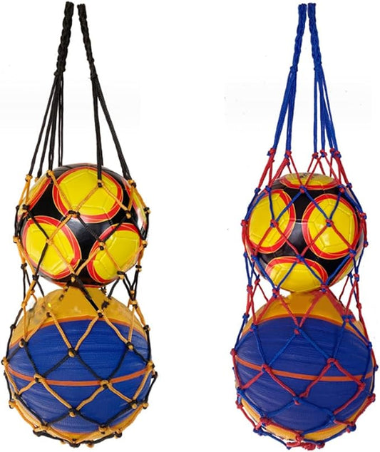 LAKE OF FIRE 2PCS Basketball Storage Net Bag
