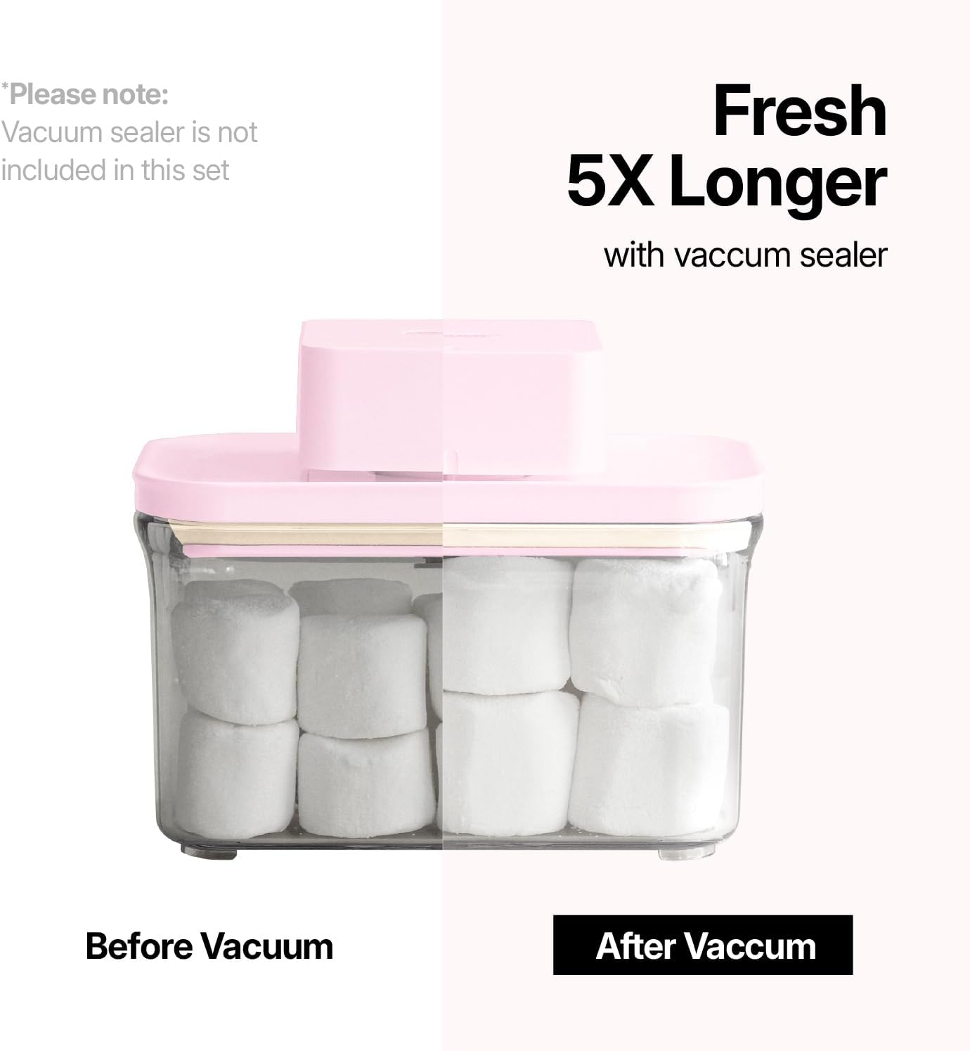 Premium Airtight Food Storage Containers ROSE 0.53qt(0.5L) x2pcs, Patented Double Silicone Lining, 100% Leak Proof, BPA-FREE