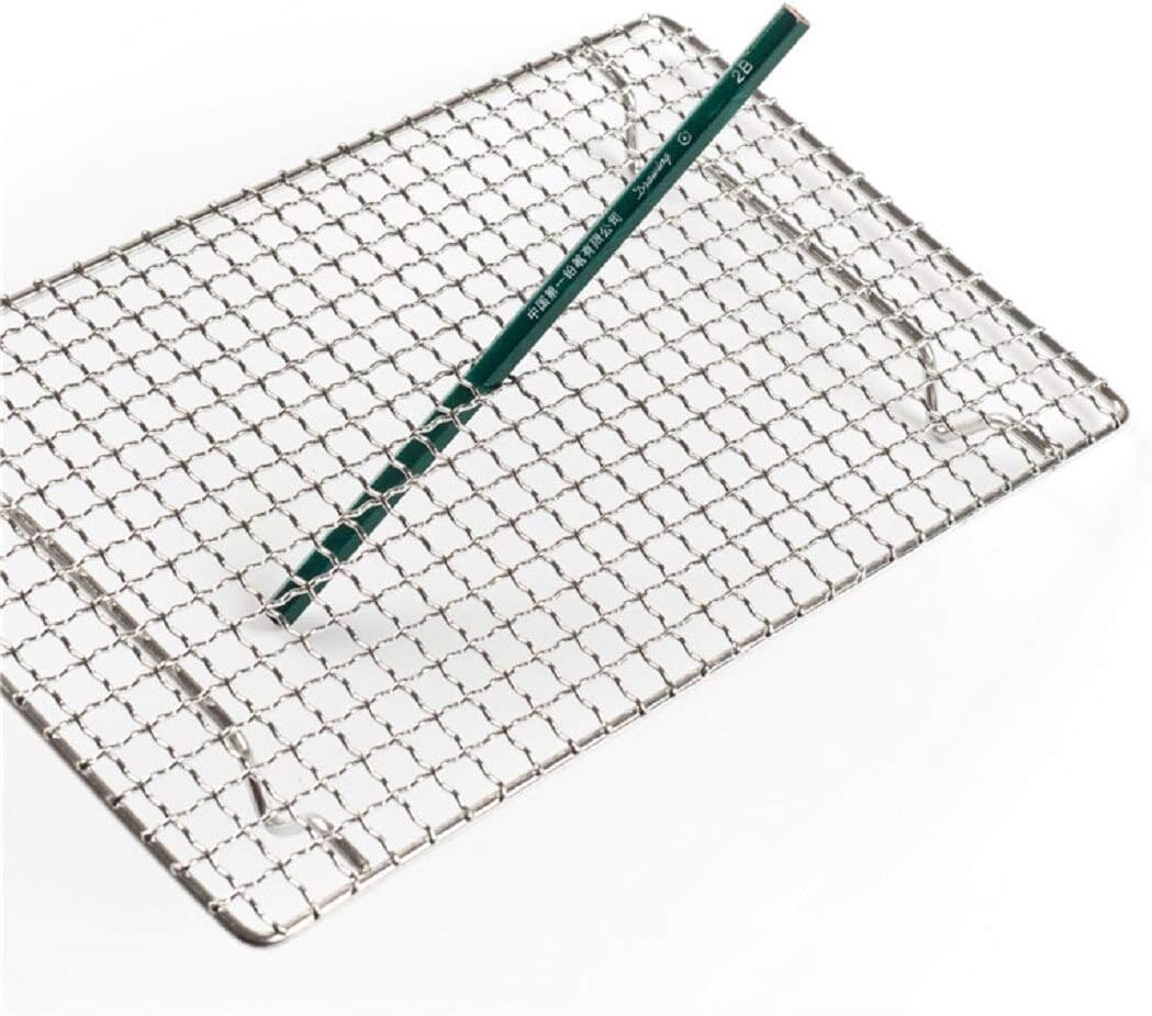 304 Stainless Steel Cooling Rack Versatile Baking Rack Heat Resistant Rust Proof Sturdy Grate 10.6"*6.3"