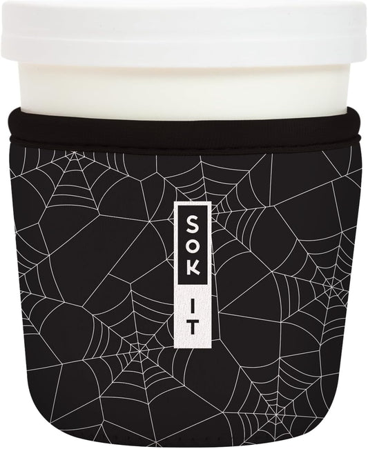Sok It IceCreamSok Insulated Neoprene Cover (Spidey Sense, Tapered Ice Cream Pints)