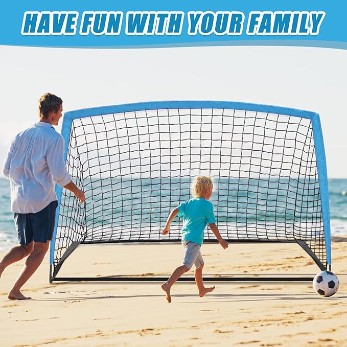 KTRIO Soccer Goal Soccer Net 6x4 ft