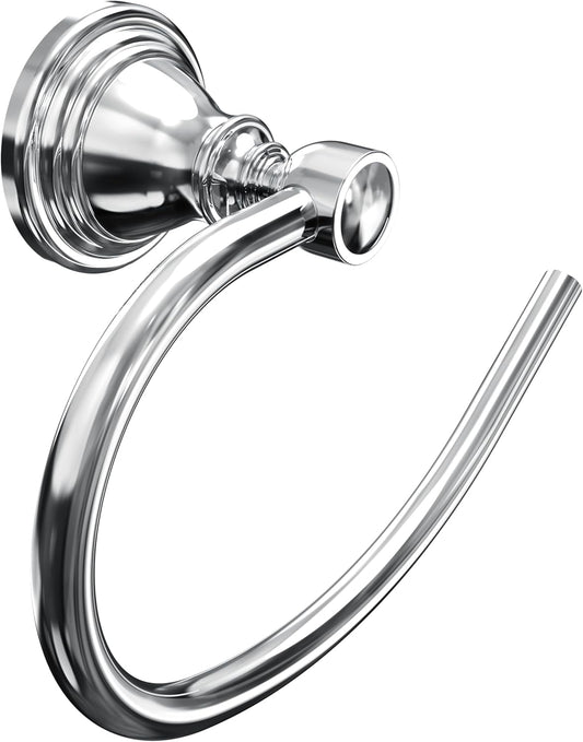 Towel Ring, Stainless Steel Hand Towel Holder for Bathroom Wall Mount, Heavy Duty Towel Hanger for Kitchen, Bath, RV(Chrome)