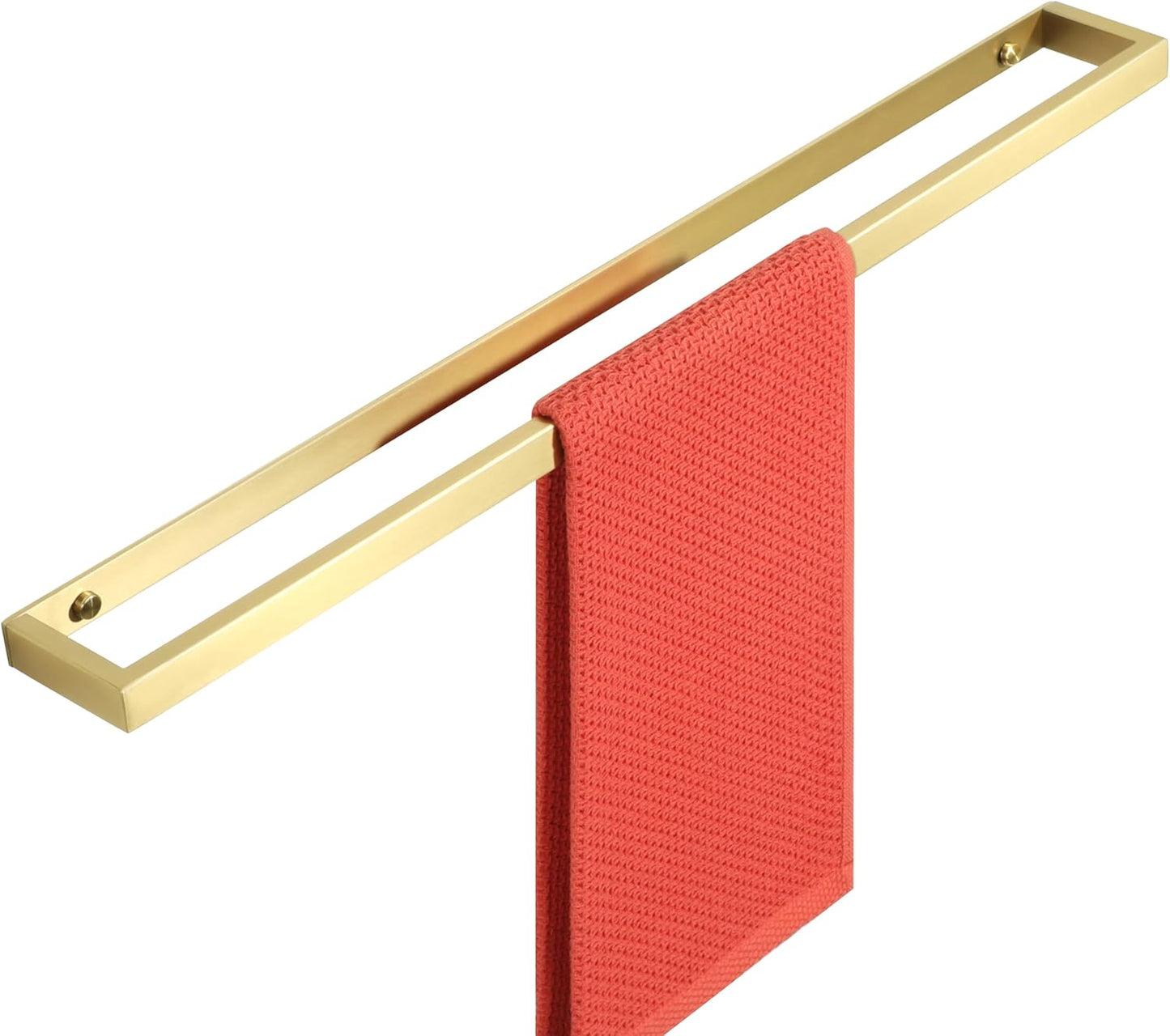 Alise Bath Towel Bar,Towel Holder Towel Rack Towel Hanger for Bathroom Wall Mount,24 Inch SUS304 Stainless Steel Towel Rail,Brushed Gold,GJF060-G