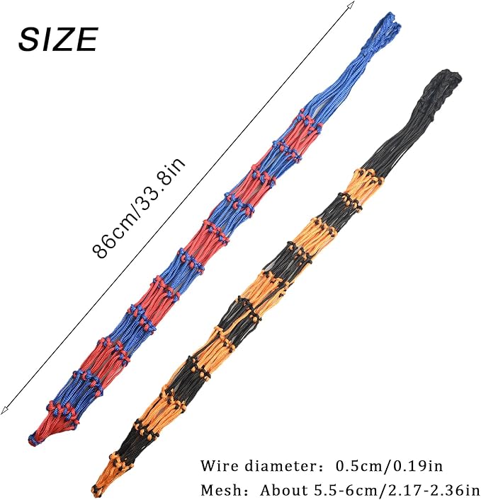 LAKE OF FIRE 2PCS Basketball Storage Net Bag