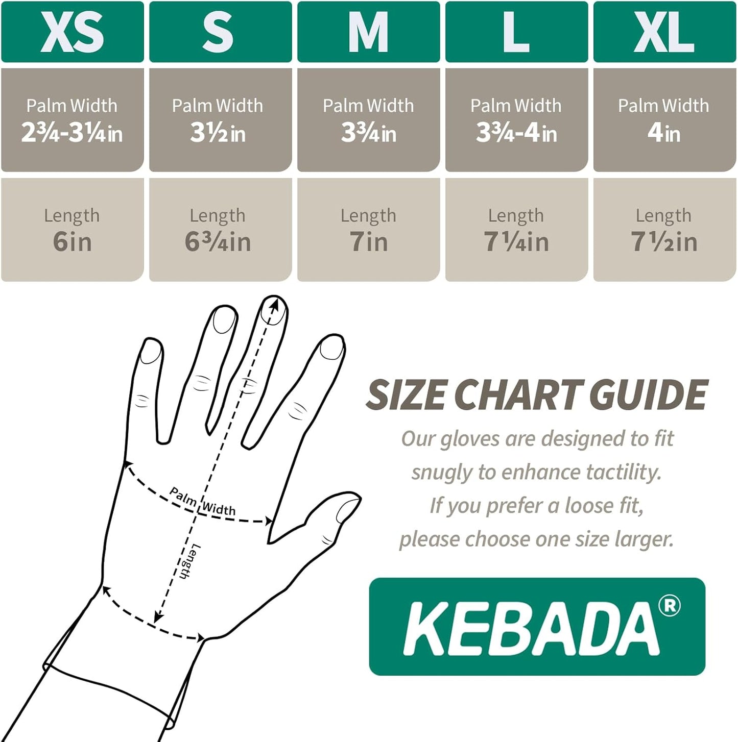 Kebada Work Gloves for Men and Women, Foam Nitrile Coated Safety Gloves with Grip, Ideal for Warehouse Package Handling, Gardening, Mechanic and Construction, XS