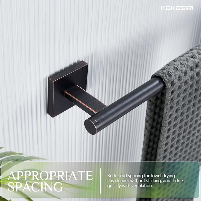 KOKOSIRI Bathroom Towel Bar 36'' Towel Holder 36 Inch B4005ORB-L36