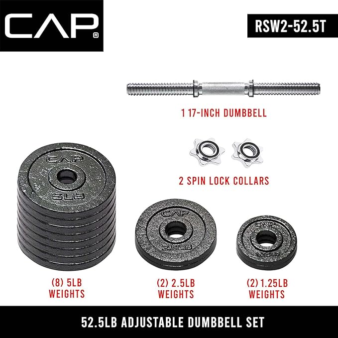 CAP Barbell Adjustable Dumbbell Weight Set | Multiple Options