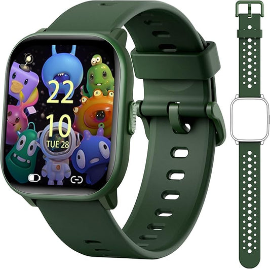 Kids Watch for Girls Boys with IP68 Waterproof, Girls Watch with 19 Sports Modes, Sleep Tracking, Pedometer, Stopwatch, Kids Activity Tracker, Birthday Gifts for Girls Age 6-15 Years Old