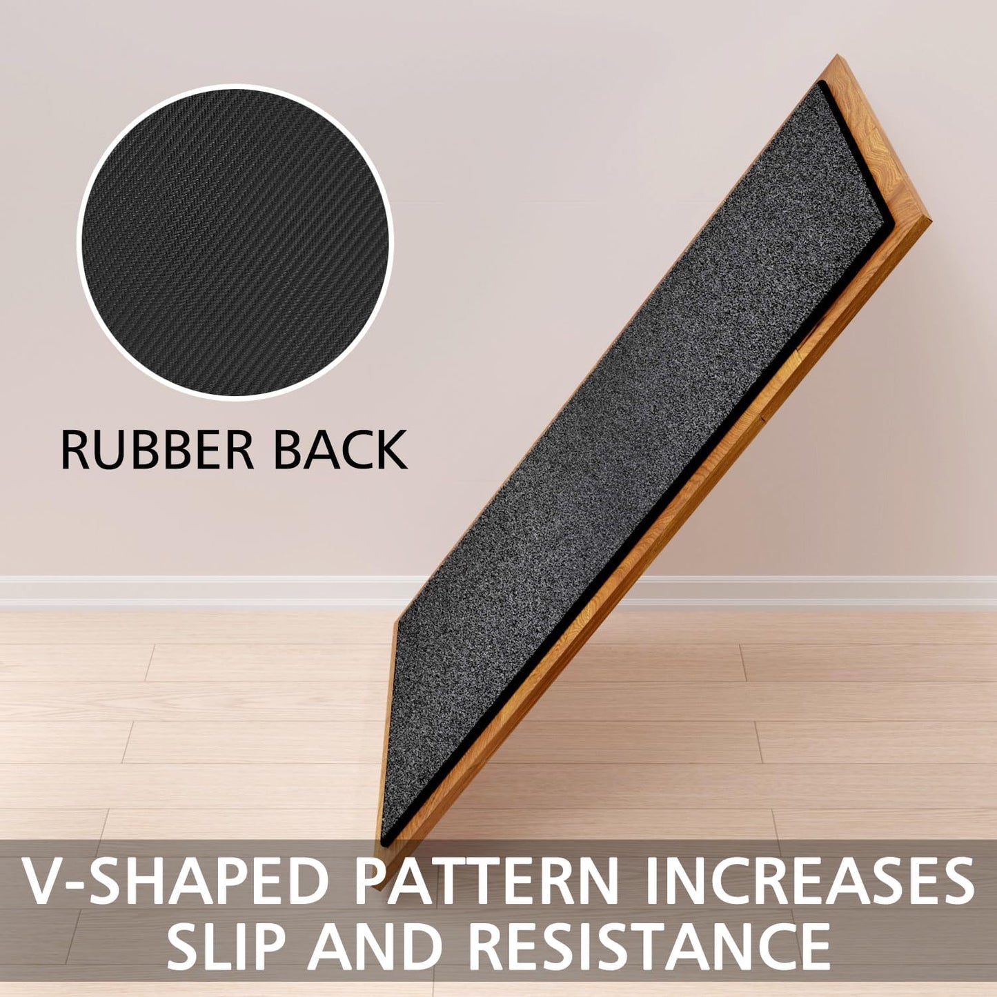 Kitchen Mat Set of 2 PCS, Cushioned Non Slip Rugs for Kitchen Floor, Absorbent Runner Comfort Standing Mats Washable for Kitchen, Office, Home (Black-Velvet, 17.3"x47"+17.3"x30")