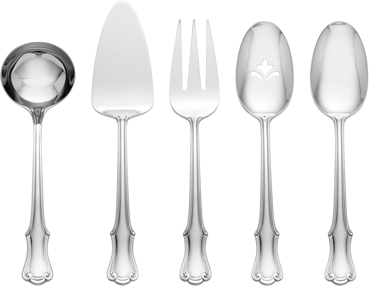 Oneida 897922 James Street Mirror 5 Piece Hostess Set