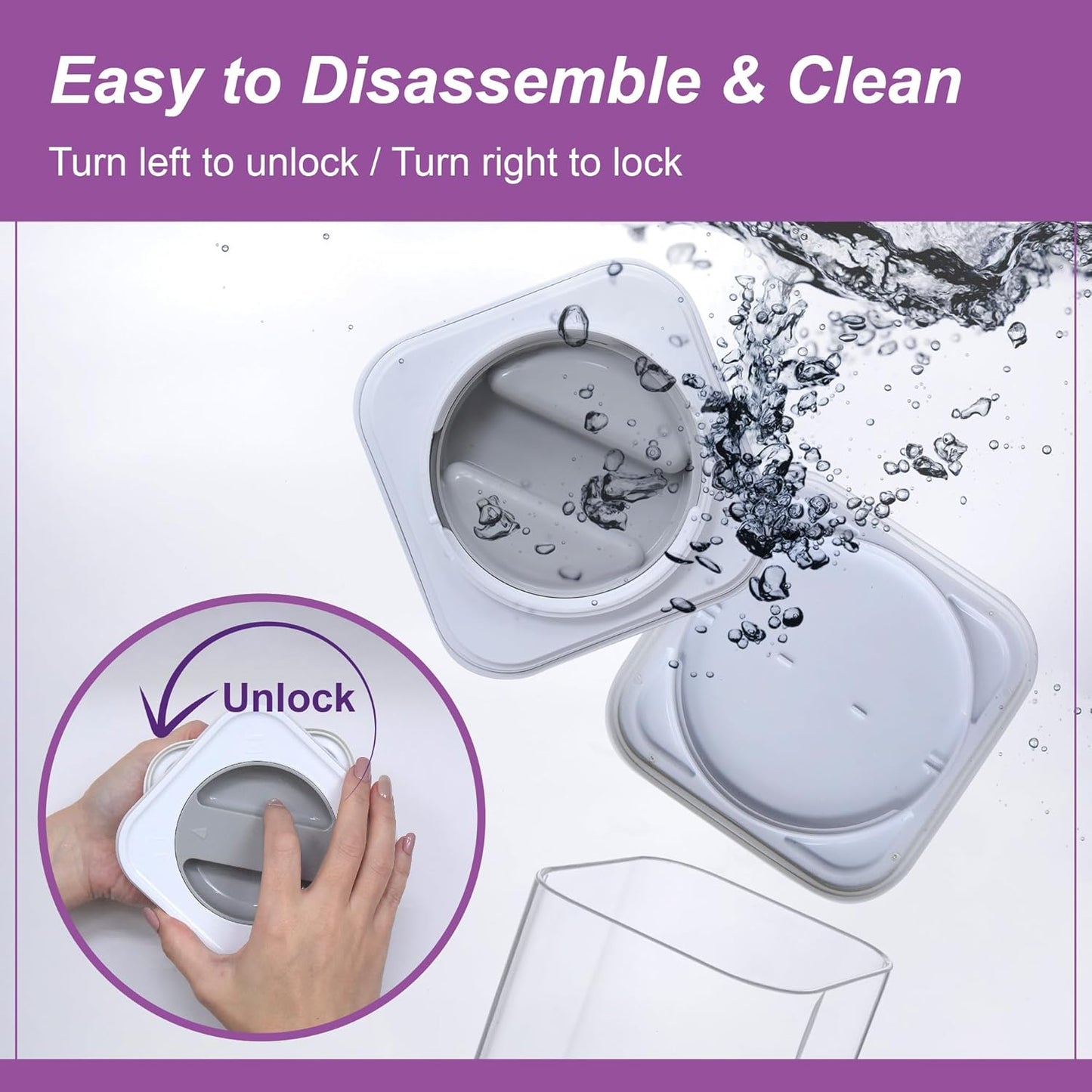 Amazing Abby - Carol - 112-Ounce Acrylic Canister (Set of 3), Plastic Airtight Food Container, Stackable for Pantry Storage, BPA-Free and Shatter-Proof, Perfect for Home and Commercial Use