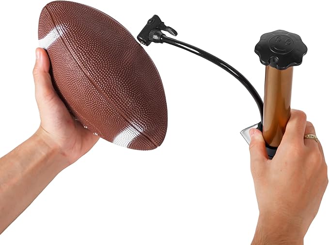 Inflatable Rubber Footballs 6 PCS-8.3" with Pump and