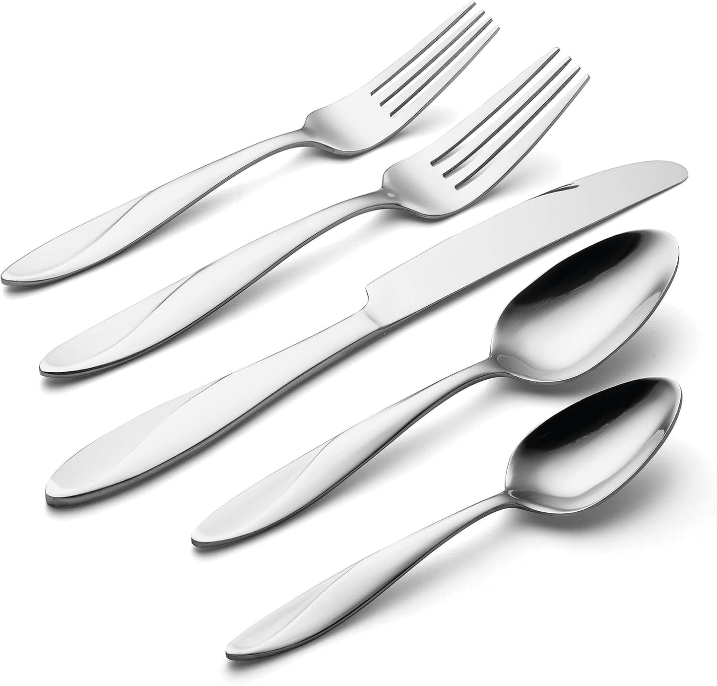Oneida H021065AL20 Simmer 65 Piece Flatware Set