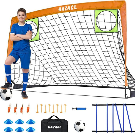Kids Soccer Goal for Backyard 9x5 FT