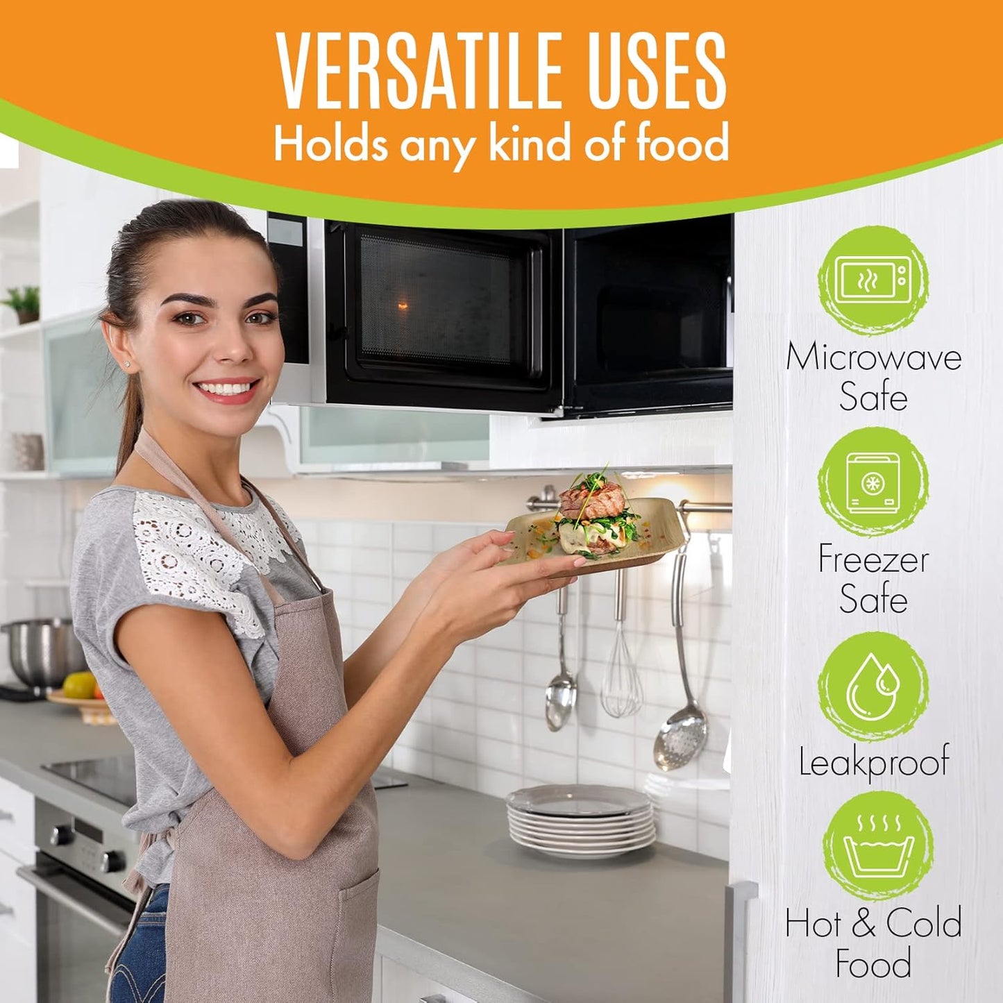 Raj Palm Leaf Bulk Plates like Bamboo plates Disposable, Decorative Compostable Tableware for wedding, Lunch, Dinner, Birthday, Camping, Outdoor (6" 400 | 5 Cases I 2000 Pack))