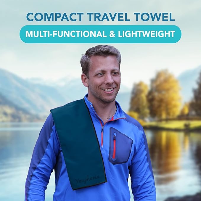 Youphoria Microfiber Travel Towel Fast Drying Lightweight -