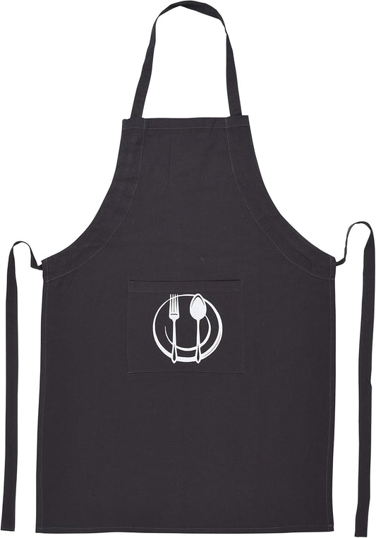 Urban Villa Unisex Apron with Printed Pockets Heavier Quality Everyday Use Over Sized 24 by 36 inches
