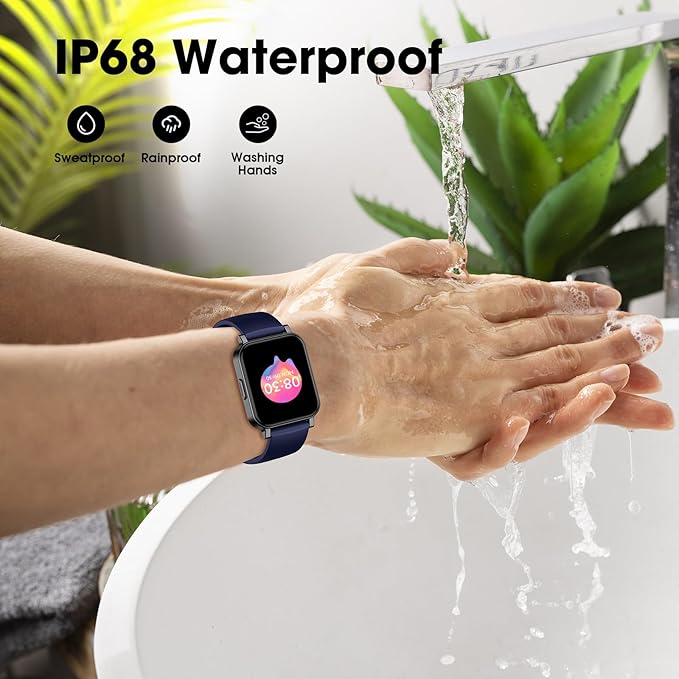 Kummel Smart Watch for Girls Boys Teens No App/Phone Required, Fitness Watches for Kids with Heart Rate, Sleep Monitor, Step Counter, Calories Tracker, Pedometer Waterproof Watch, Lightweight