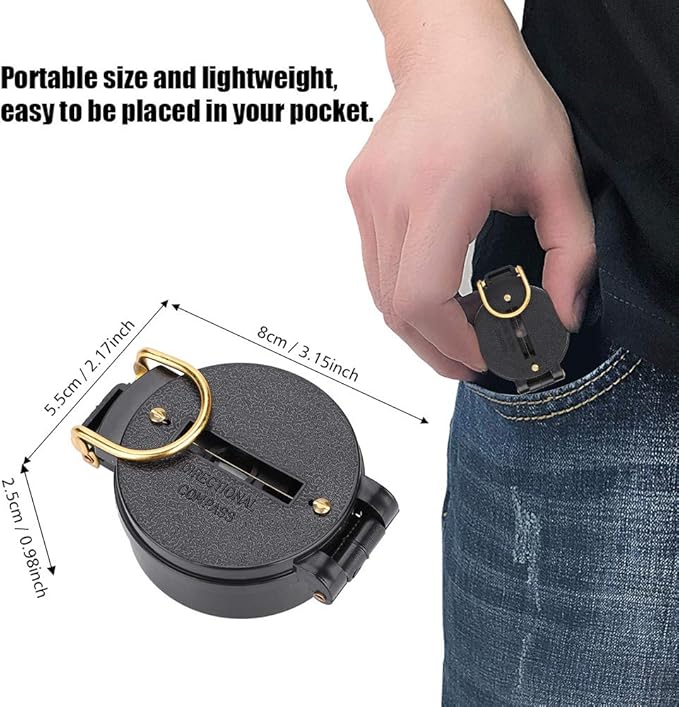 Lensatic Sighting Survival Emergency for Camping