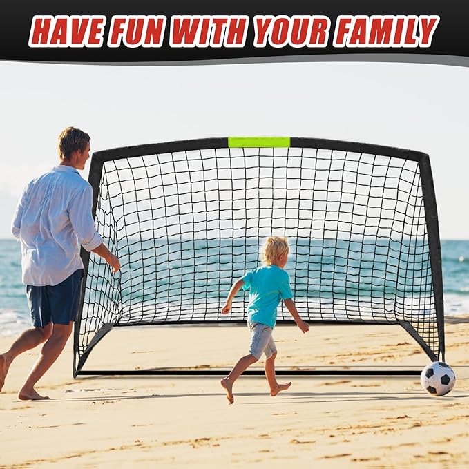 KTRIO Soccer Goal Soccer Net 6x4 ft