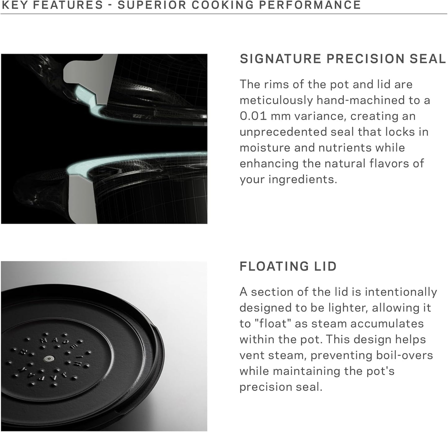 Vermicular Oven Pot 2.0 | Lightweight Enameled Cast Iron Pot | 26cm (5.9 Qt) | Non-Toxic | Induction-compatible | Dutch Oven | Made in Japan | Deep Ocean Blue